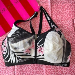 Victoria Sports Knockout Front Close Floral Bra Size 36D